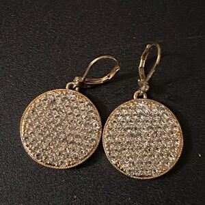 Kate Spade Gold and Silver Crystal Earrings